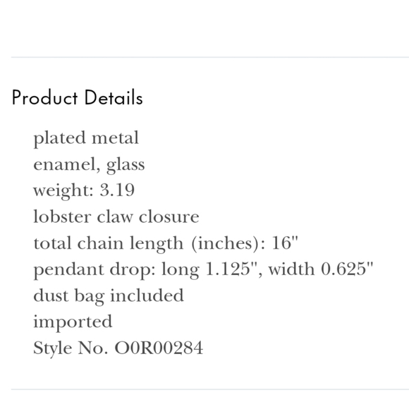 ☕️Kate spade teacup mini pendant necklace - Picture 4 of 4